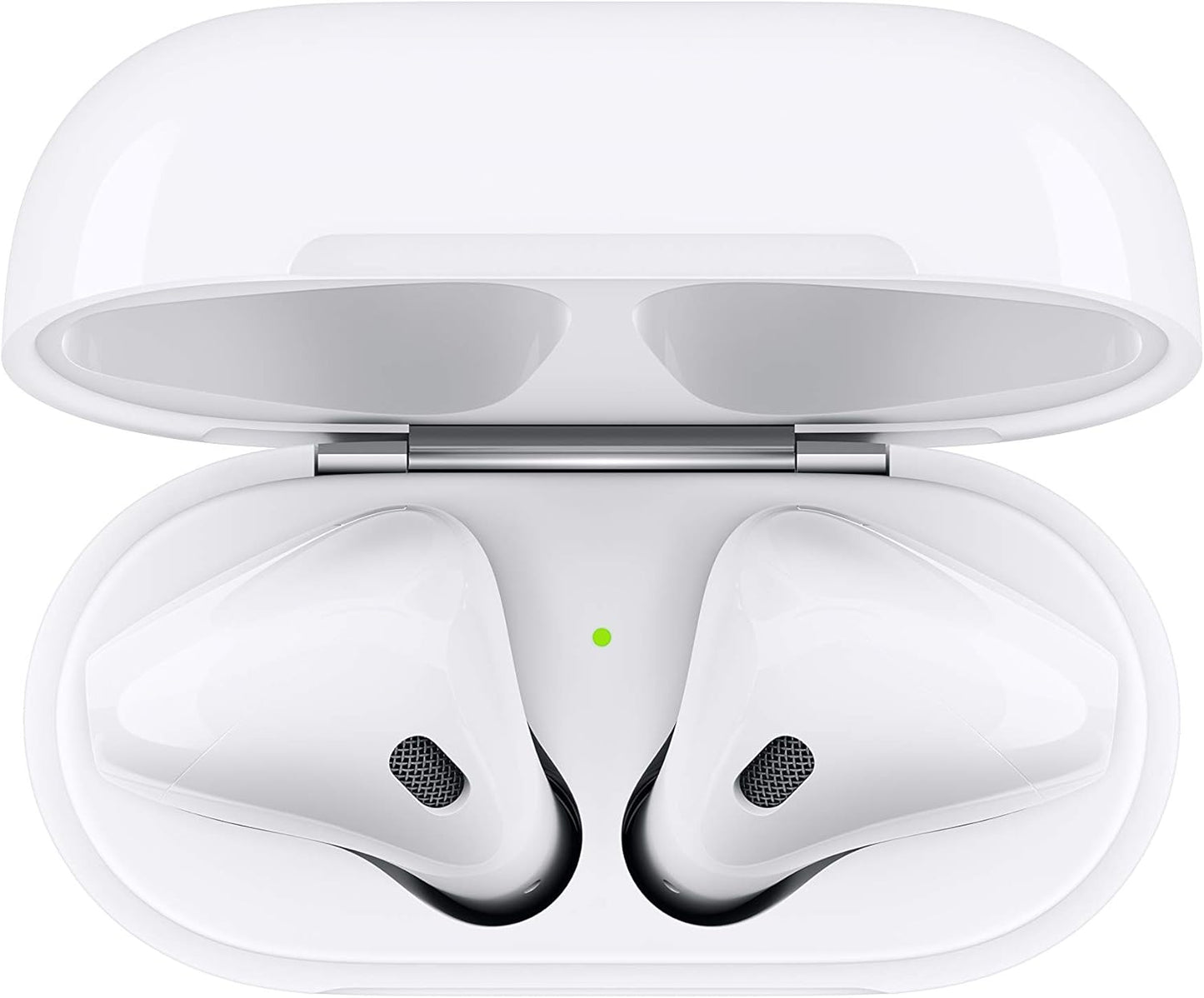 Apple AirPods (2nd Generation) Wireless Ear Buds, Bluetooth Headphones with Lightning Charging Case Included, Over 24 Hours of Battery Life, Effortless Setup for iPhone